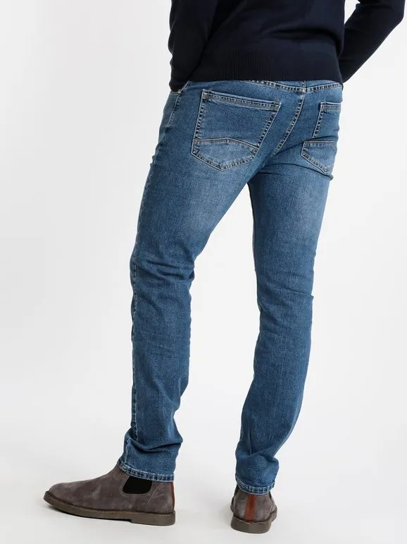 3-D Jeans Vaqueros de hombre de corte regular