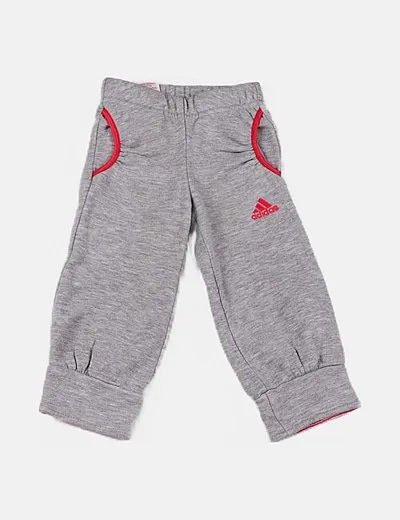 Adidas Pantalón chándal gris