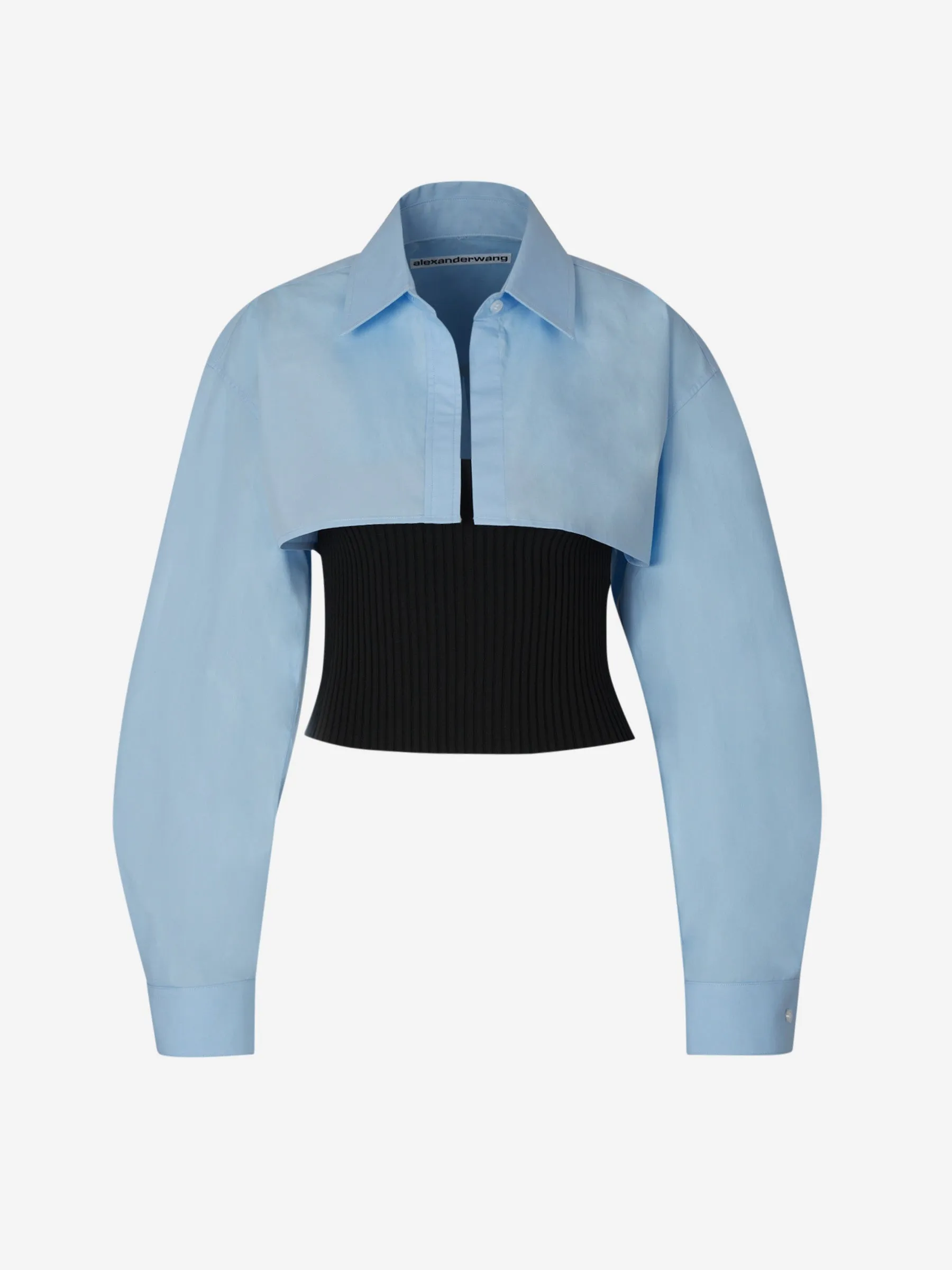 Alexander Wang Camisa Cropped Top