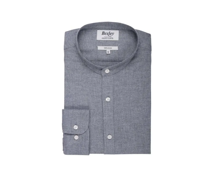 Anthracite & grey Men's Flannel shirt - BARDIN