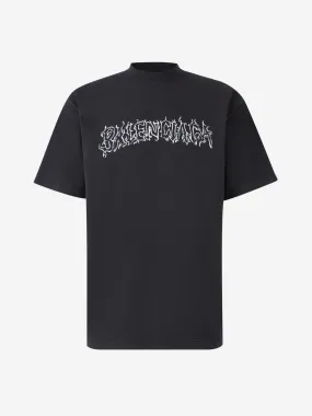 Balenciaga Camiseta Metal Logo