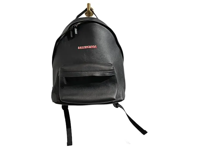 BALENCIAGA Mochilas T.  cuero Negro 