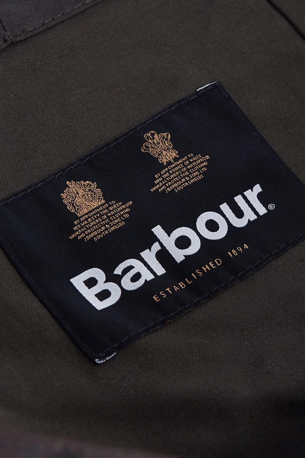 Barbour Capucha Waxed Cotton Plain