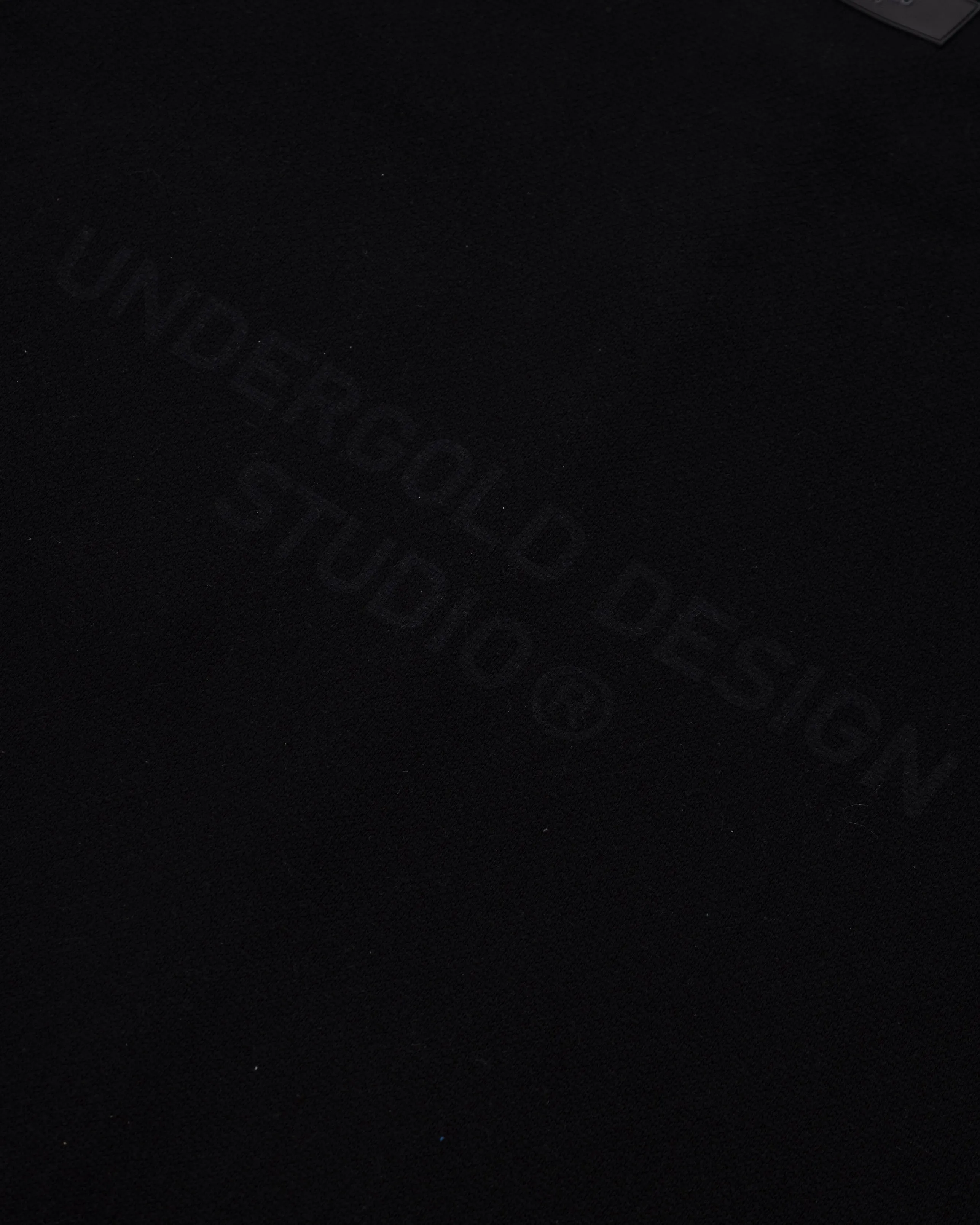 Basics Undergold Design Studio Knit Short Sleeve Shirt Black