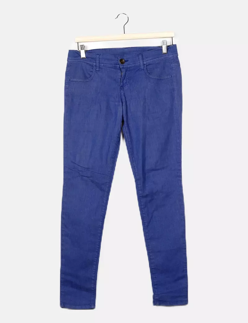 Benetton Pantalón azul básico