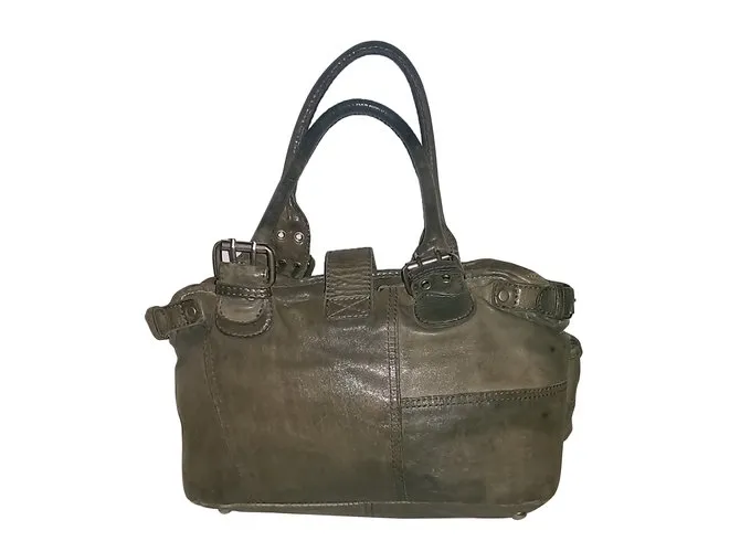 Berenice Bolsos de mano Caqui 