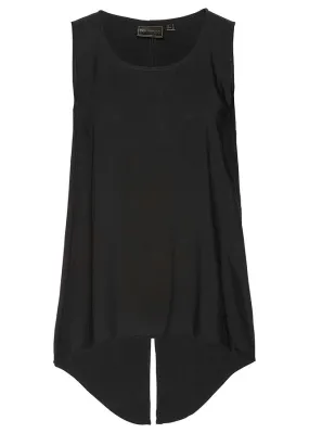 Blusa de viscosa Negro