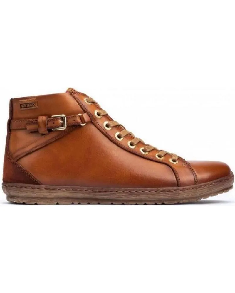 Botines de Mujer PIKOLINOS BOTIN PIEL CUERO BRANDY-S-COGNAC