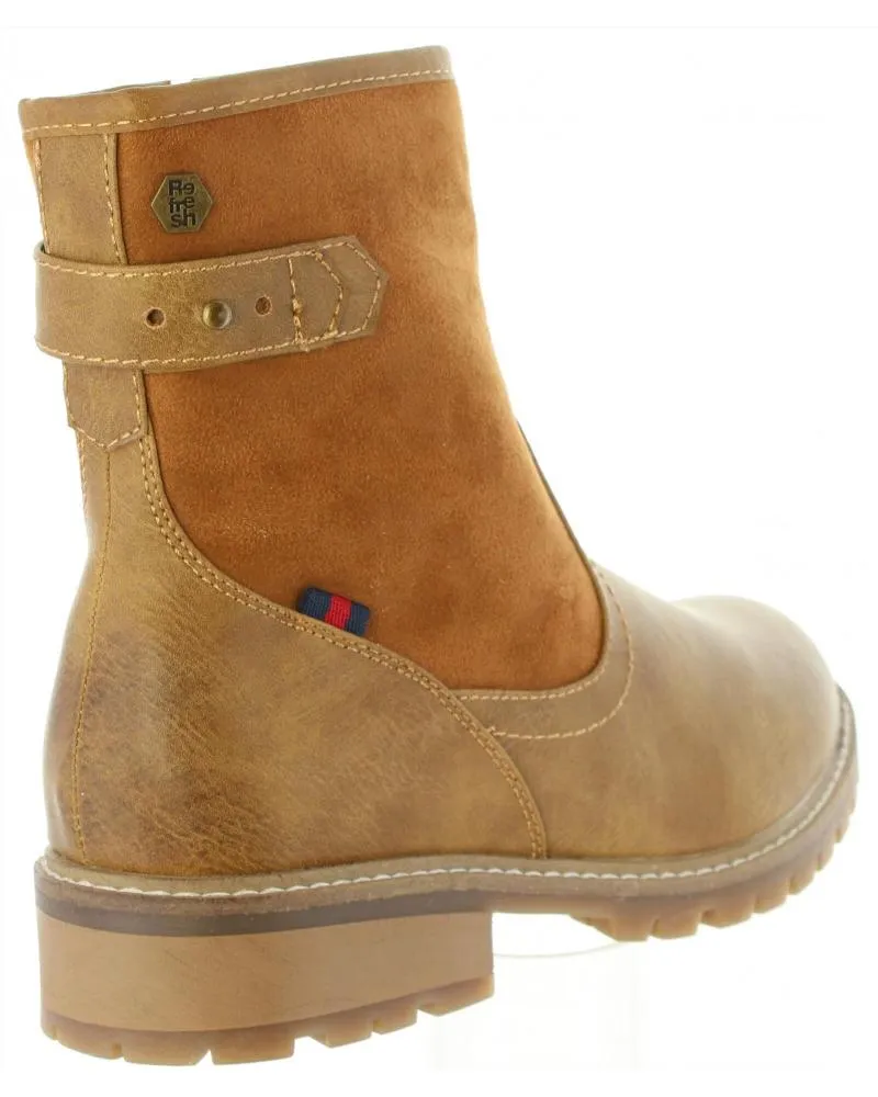 Botines de Mujer REFRESH 63871 C CAMEL