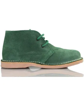 Botines de Mujer y Hombre y Niña y Niño ARANTXA ARANCHA PISACACAS COMODOS UNISEX PIEL VERDE