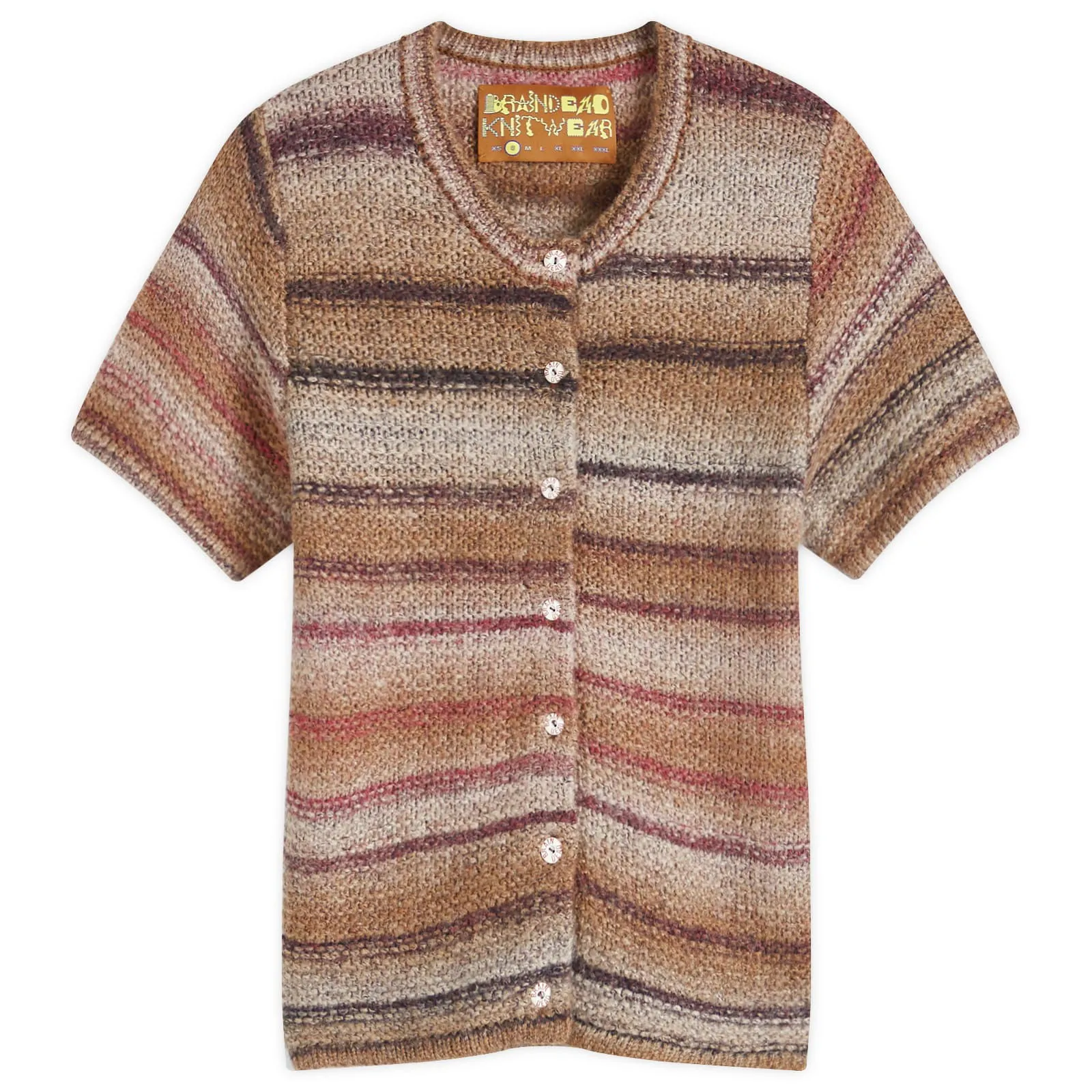 Brain Dead Madera Short Sleeve Knit Large