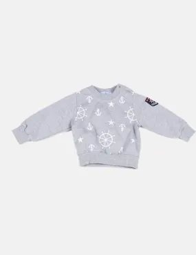 Brumbeby Sudadera gris prin marinero