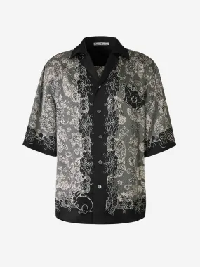 Camisa Estampada Seda