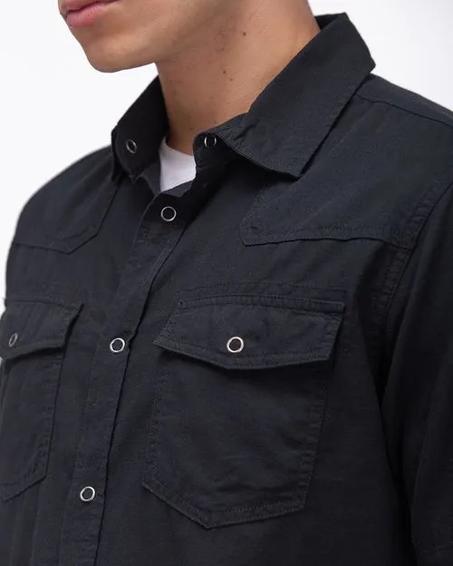 Camisa Hombre Amber Negro