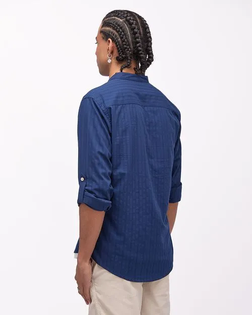 Camisa Hombre Edwin Azul Atlántico