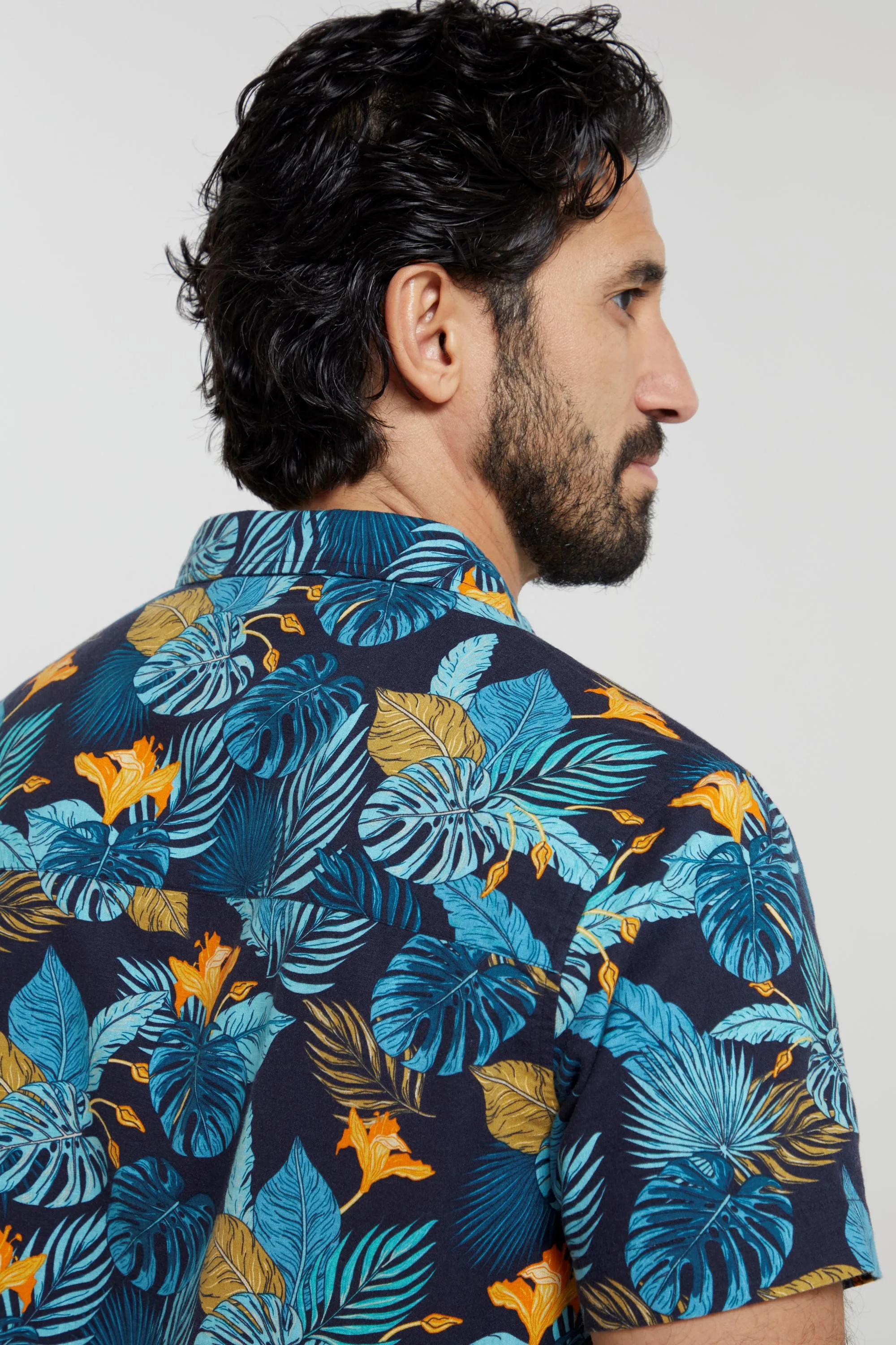 Camisa Manga Corta Hombre Tropical