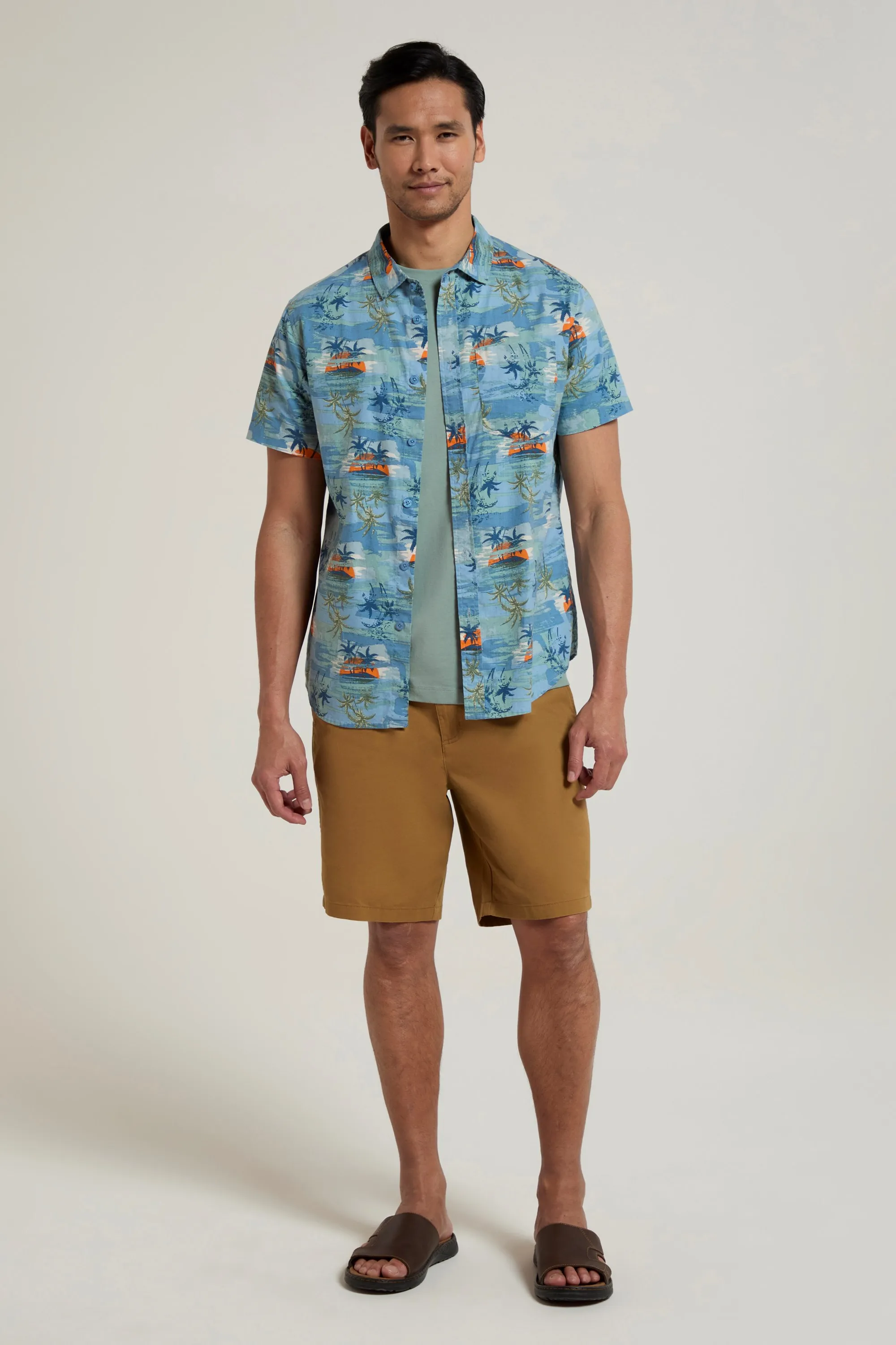 Camisa Manga Corta Hombre Tropical