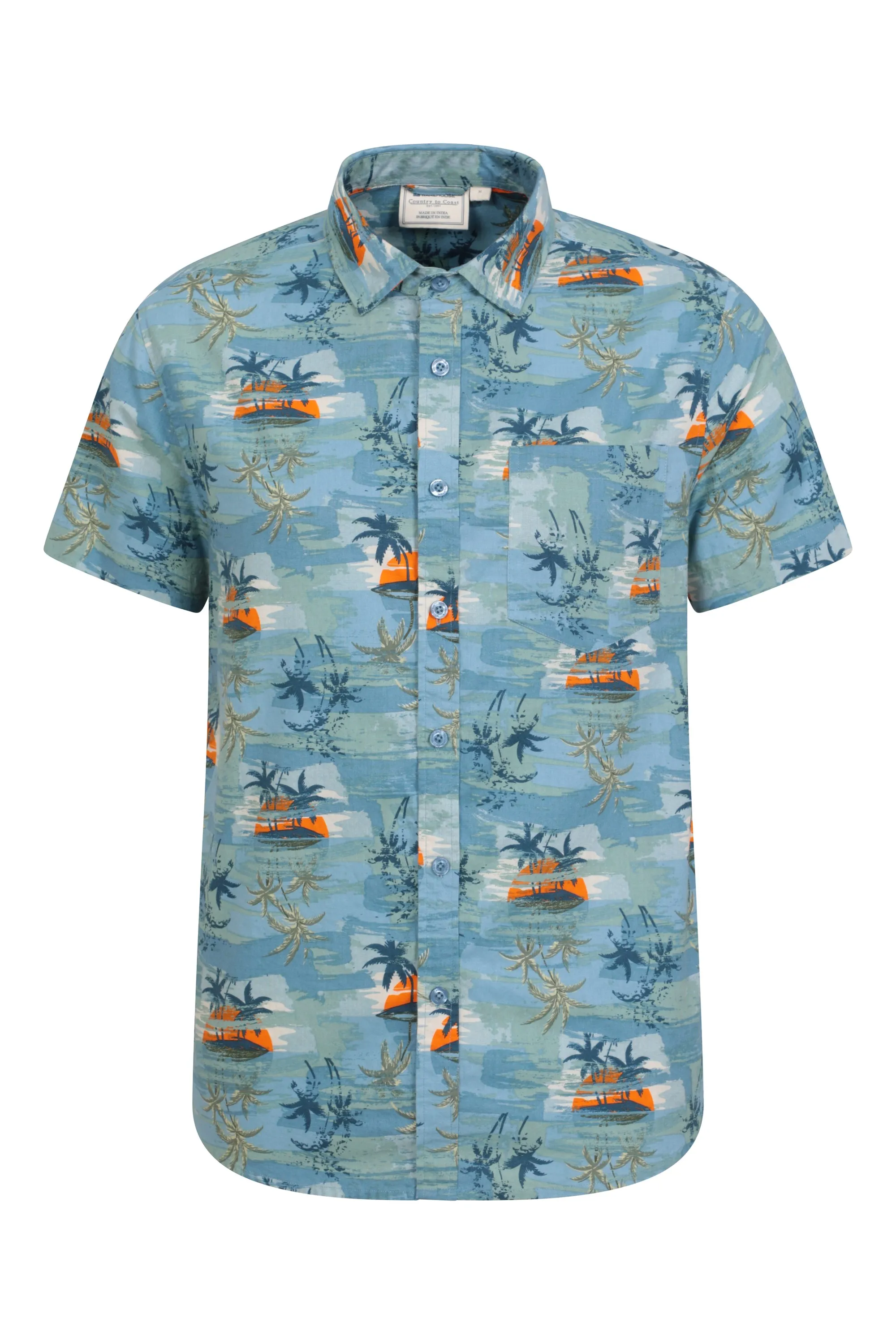 Camisa Manga Corta Hombre Tropical