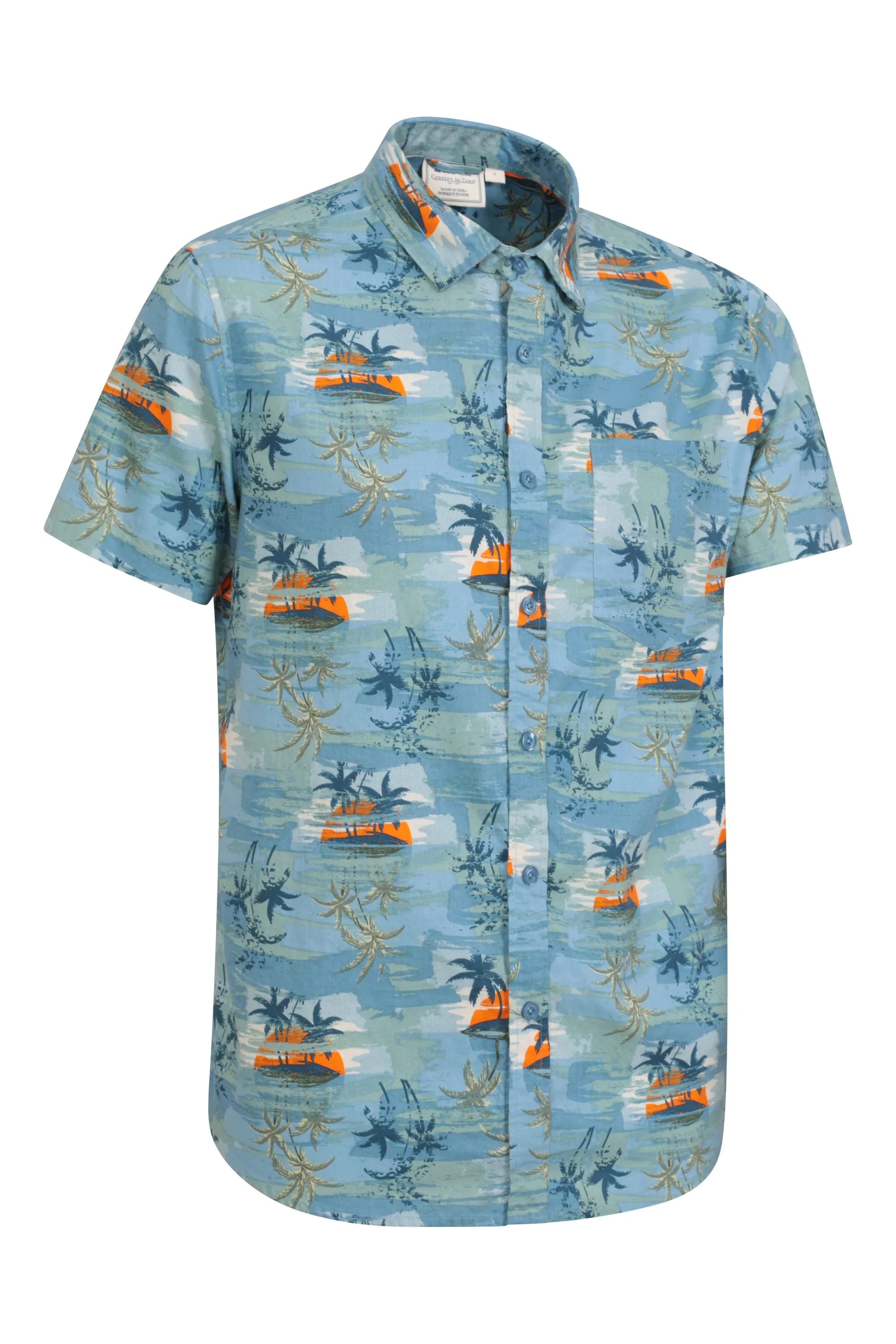 Camisa Manga Corta Hombre Tropical