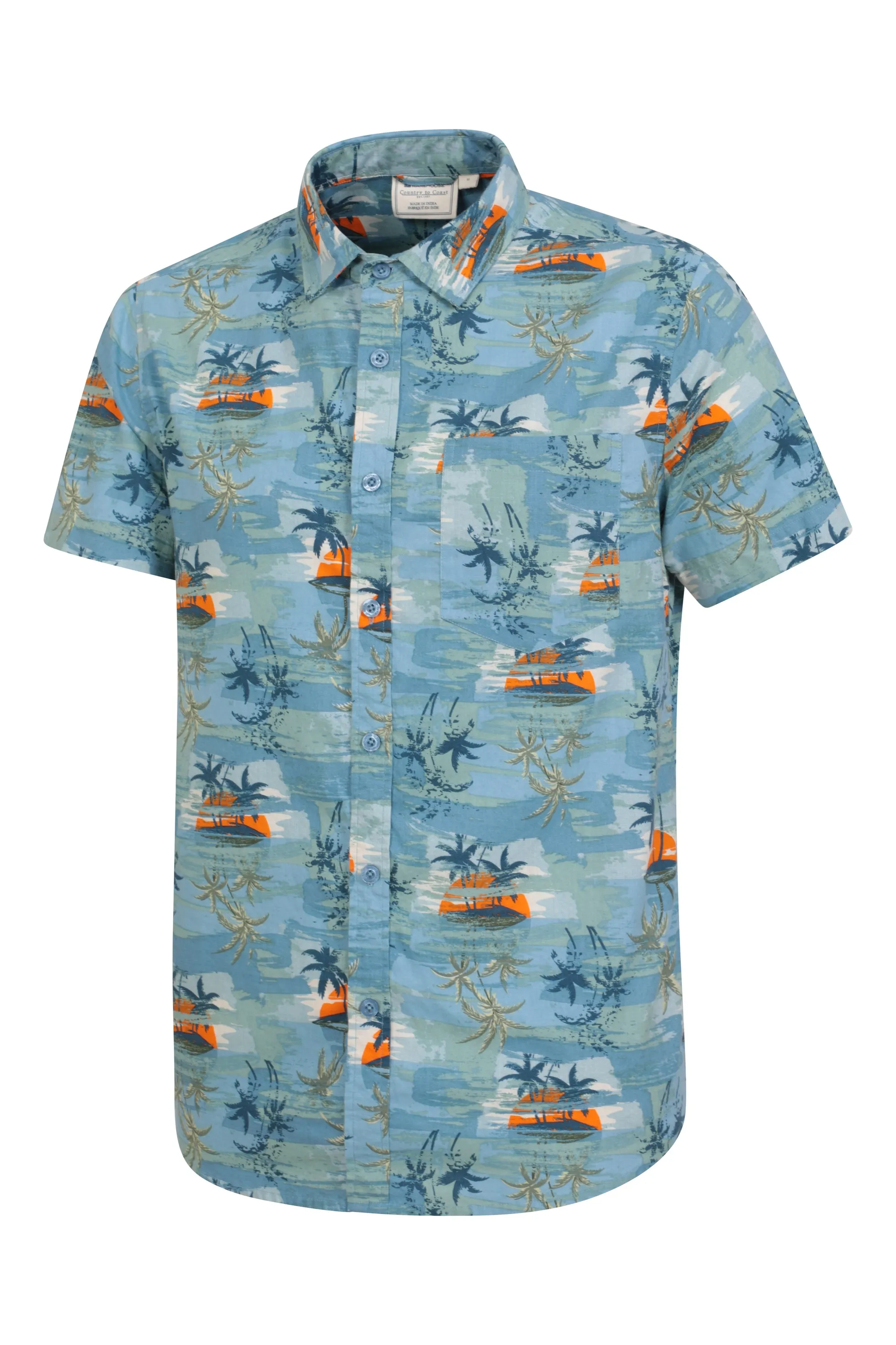 Camisa Manga Corta Hombre Tropical