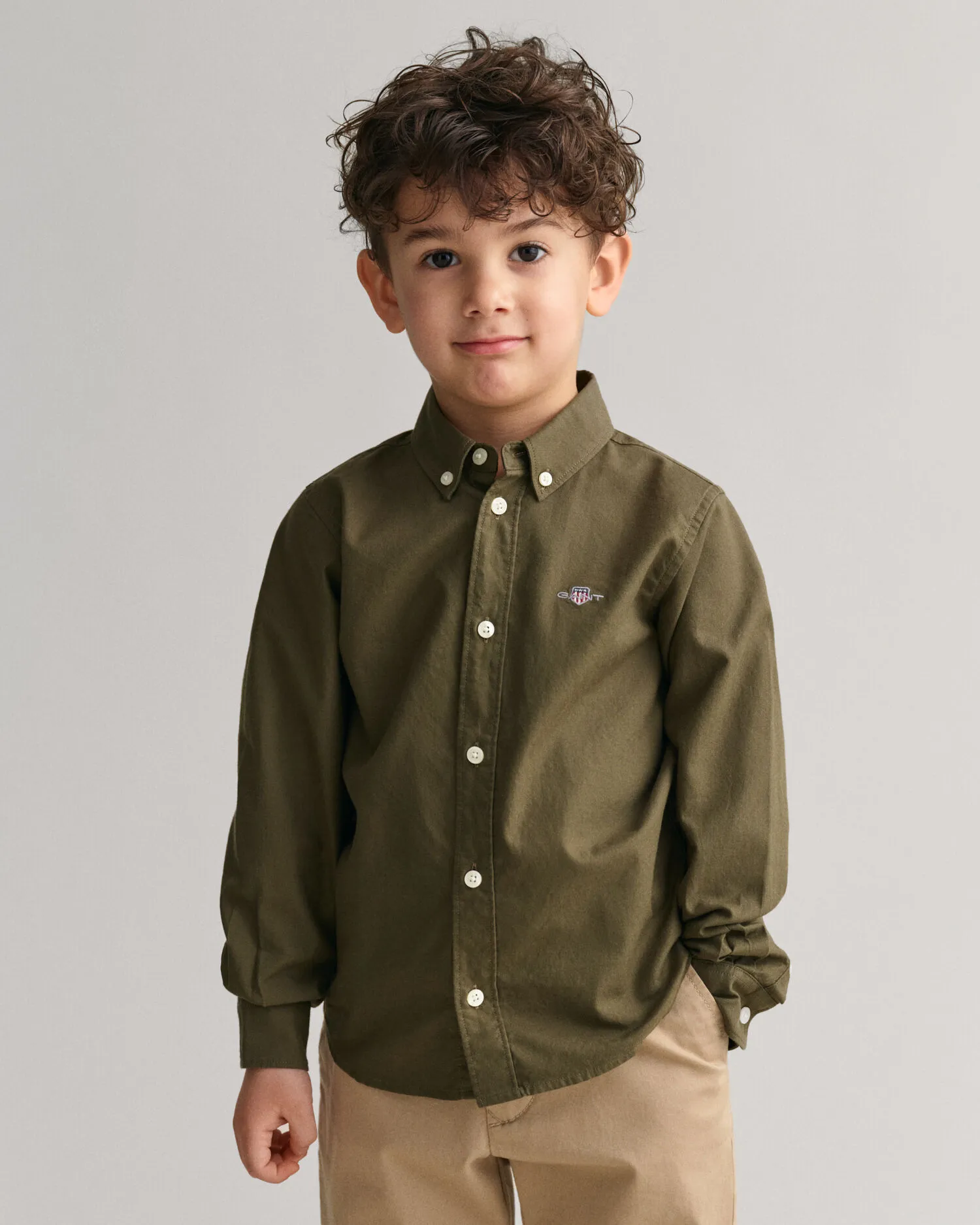 Camisa Oxford Shield Kids