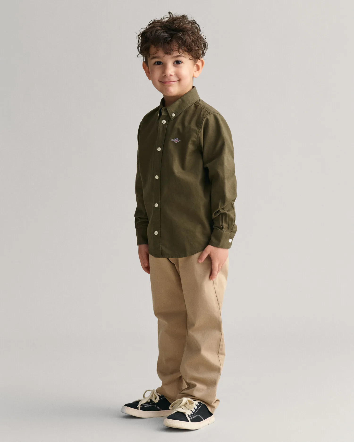 Camisa Oxford Shield Kids