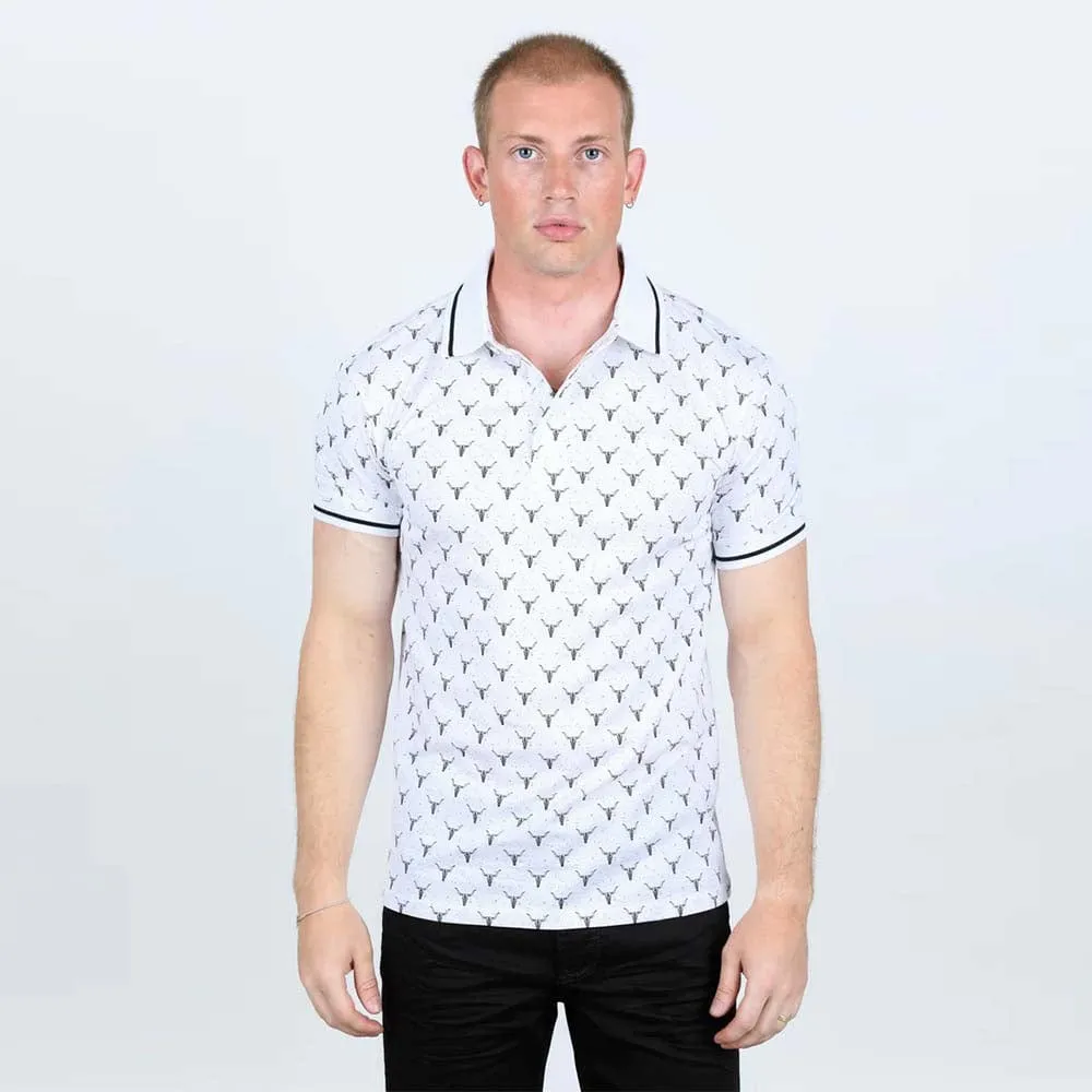 Camisa Platini Longhorn Blanca