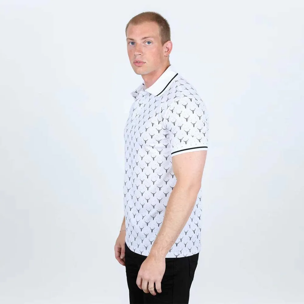 Camisa Platini Longhorn Blanca