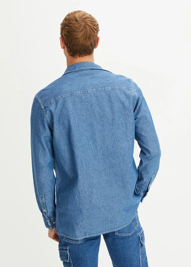 Camisa vaquera Denim medio