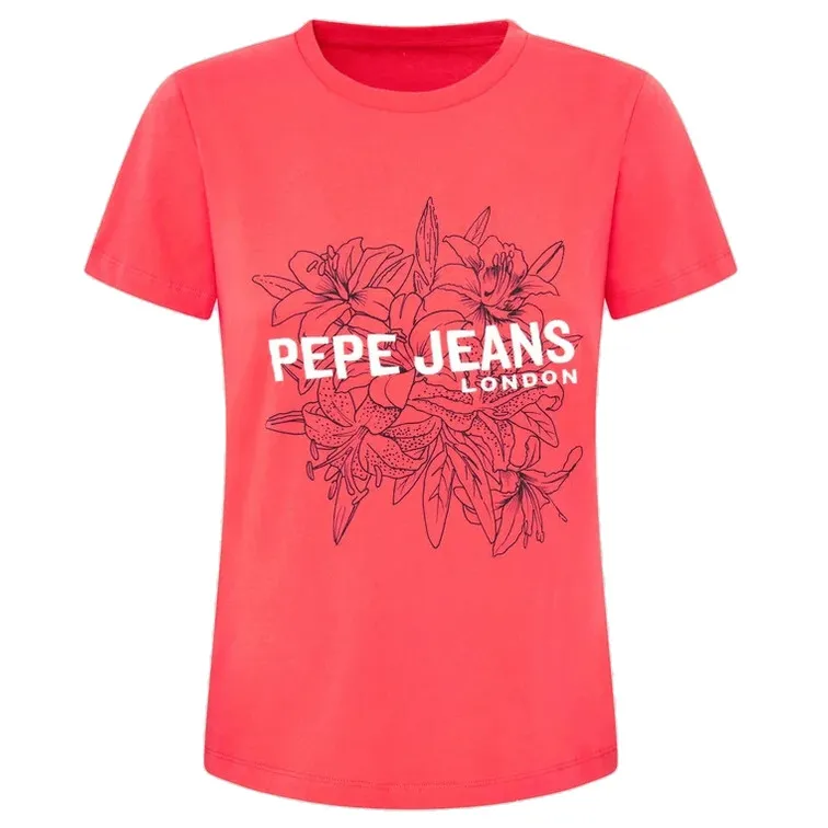 CAMISETA ESTAMPADA FIT SLIM MUJER PEPE JEANS