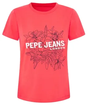 CAMISETA ESTAMPADA FIT SLIM MUJER PEPE JEANS