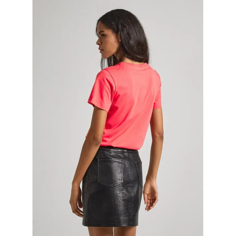 CAMISETA ESTAMPADA FIT SLIM MUJER PEPE JEANS