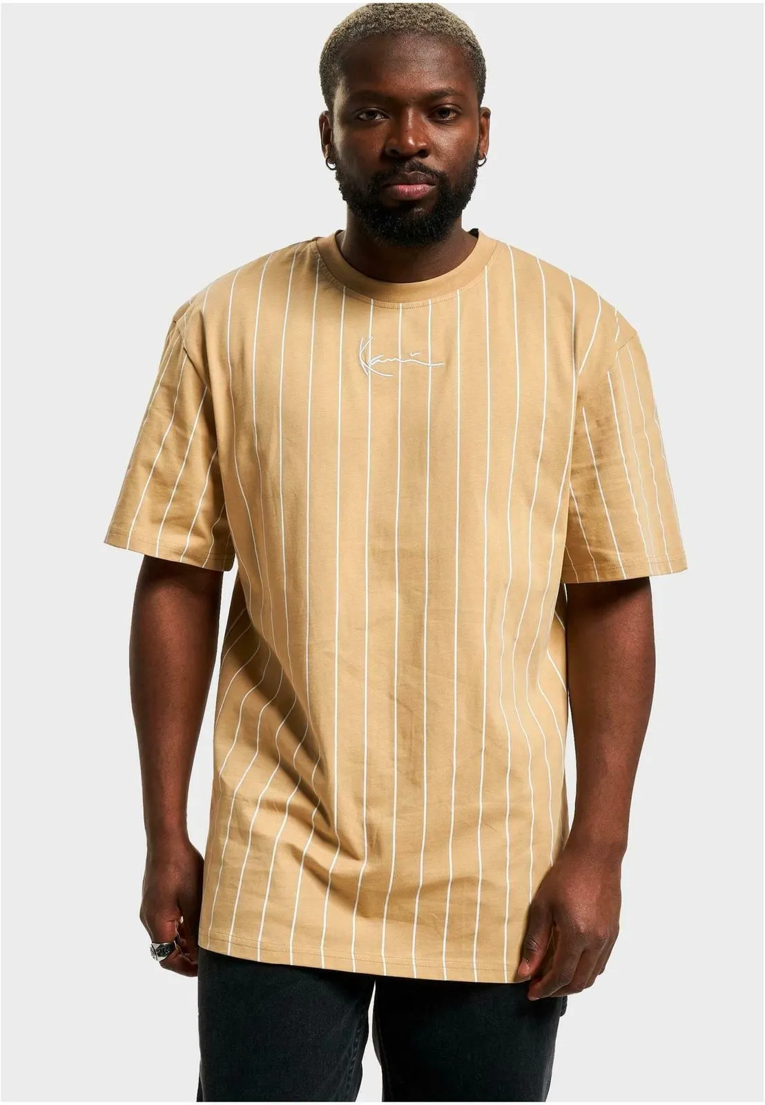 Camiseta KARL KANI 60300090 Small Signature Essential beige