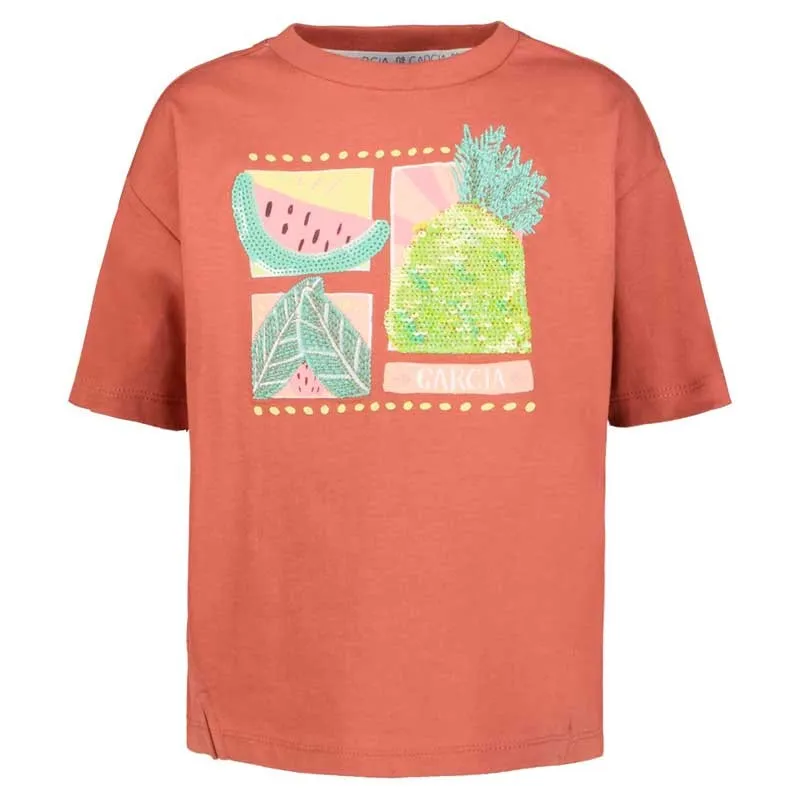 Camiseta niña frutas de Garcia Jeans