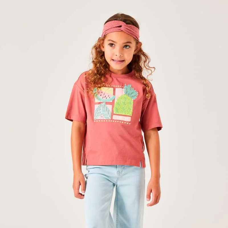 Camiseta niña frutas de Garcia Jeans