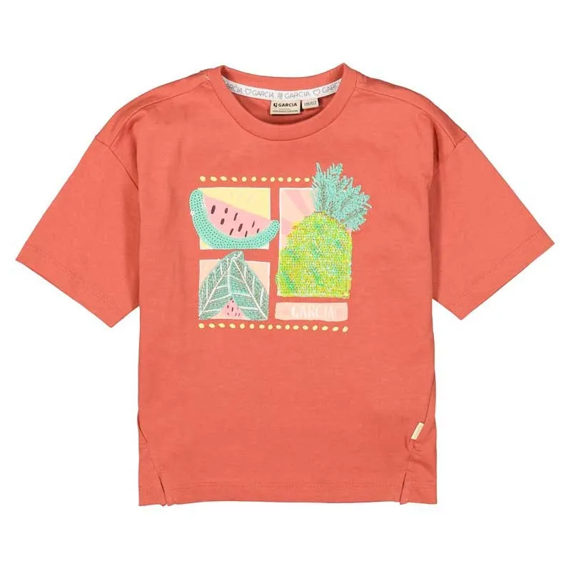 Camiseta niña frutas de Garcia Jeans