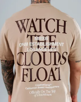 Camiseta Para Hombre Regular Watch The Clouds Float