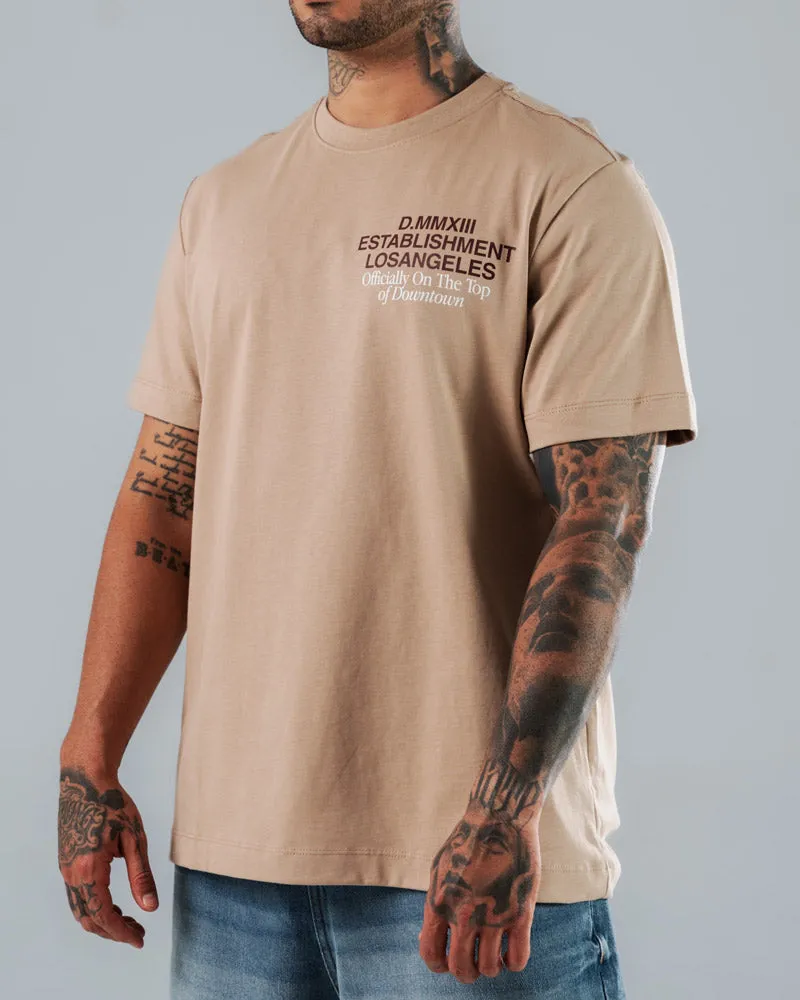 Camiseta Para Hombre Regular Watch The Clouds Float