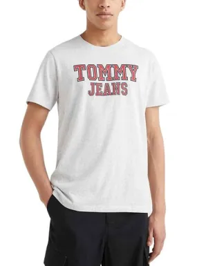 Camiseta Tommy Jeans Essential Gris para Hombre