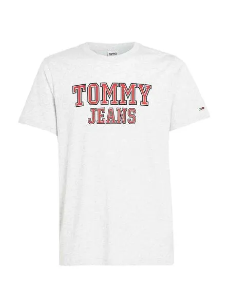 Camiseta Tommy Jeans Essential Gris para Hombre