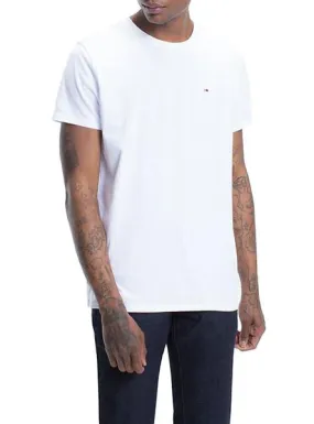 camiseta tommy jeans original blanco para hombre