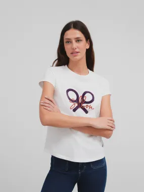 Camiseta woman clasica crudo