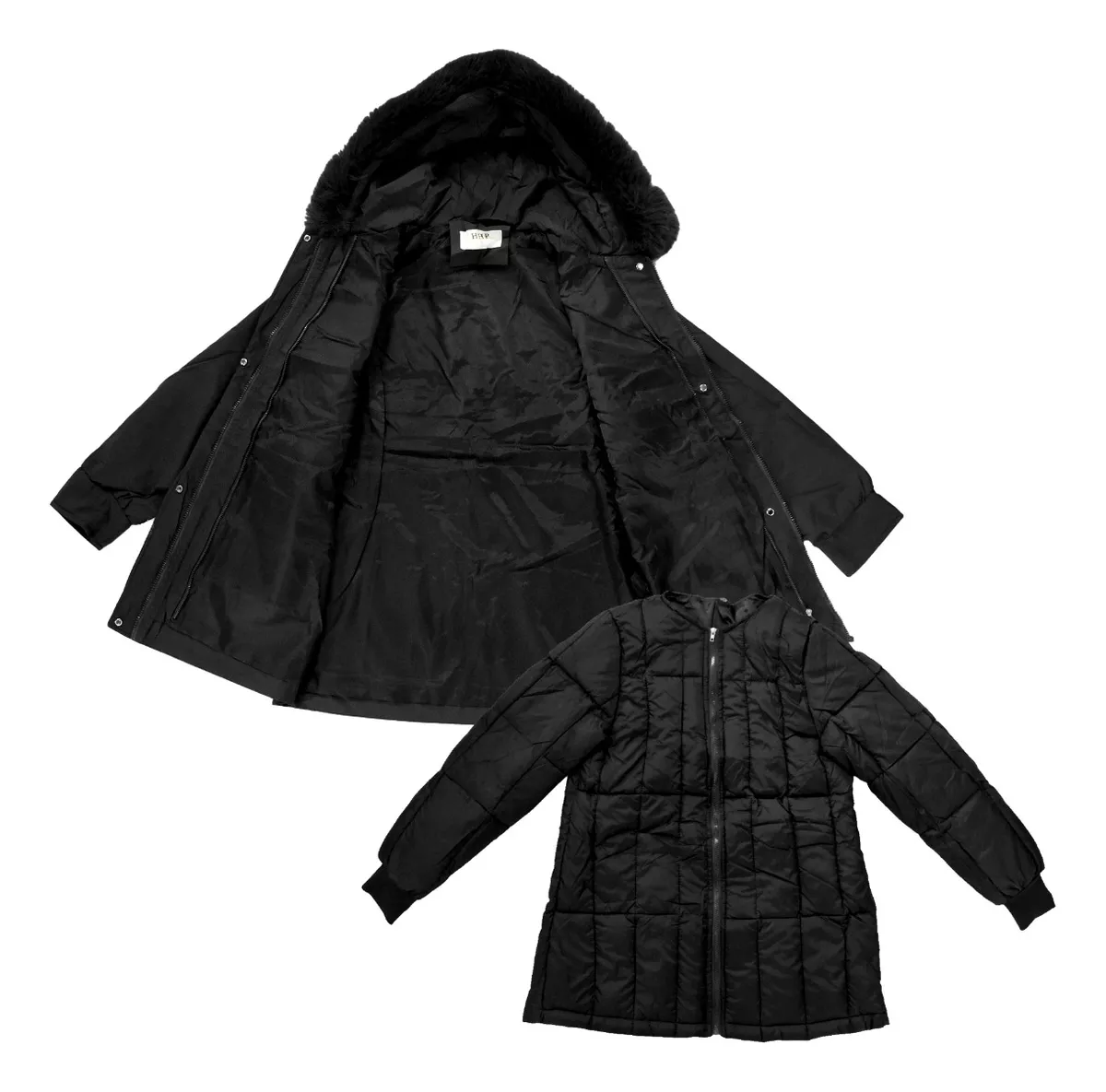 Campera Parka Impermeable Mujer Desmontable Nieve 2 En 1 Hhp