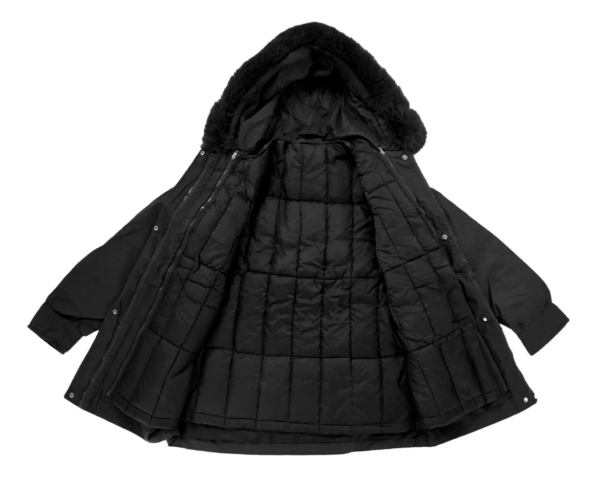 Campera Parka Impermeable Mujer Desmontable Nieve 2 En 1 Hhp