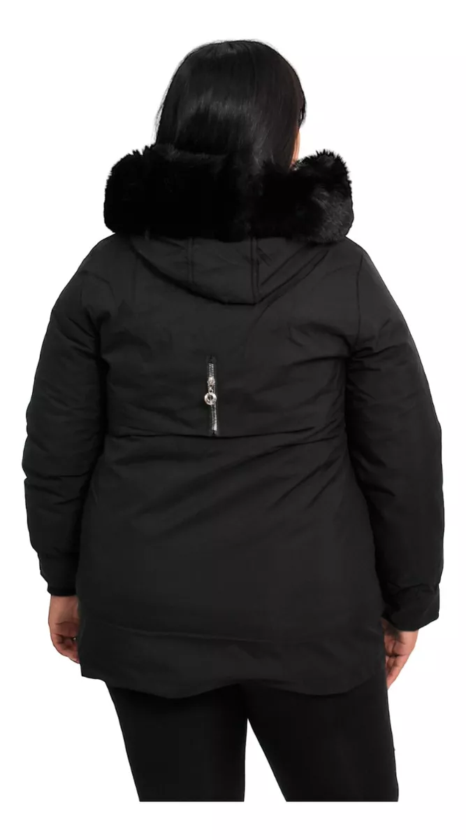 Campera Parka Impermeable Mujer Desmontable Nieve 2 En 1 Hhp