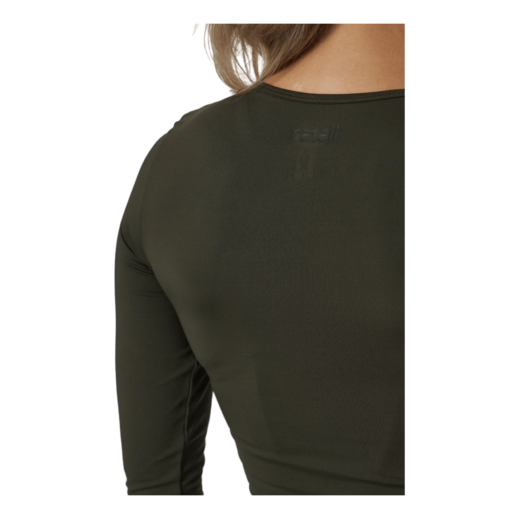 Casall Crop Long Sleeve Forest Green