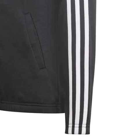 Chaqueta con capucha Jr - adidas Essentials 3 bandas - GQ8356