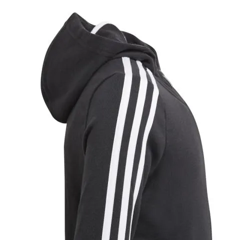 Chaqueta con capucha Jr - adidas Essentials 3 bandas - GQ8356