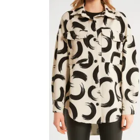 Chaqueta Estampada Oversize Mujer D