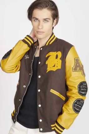 Chaqueta Hombre American College Ac-5 Brown/Yellow